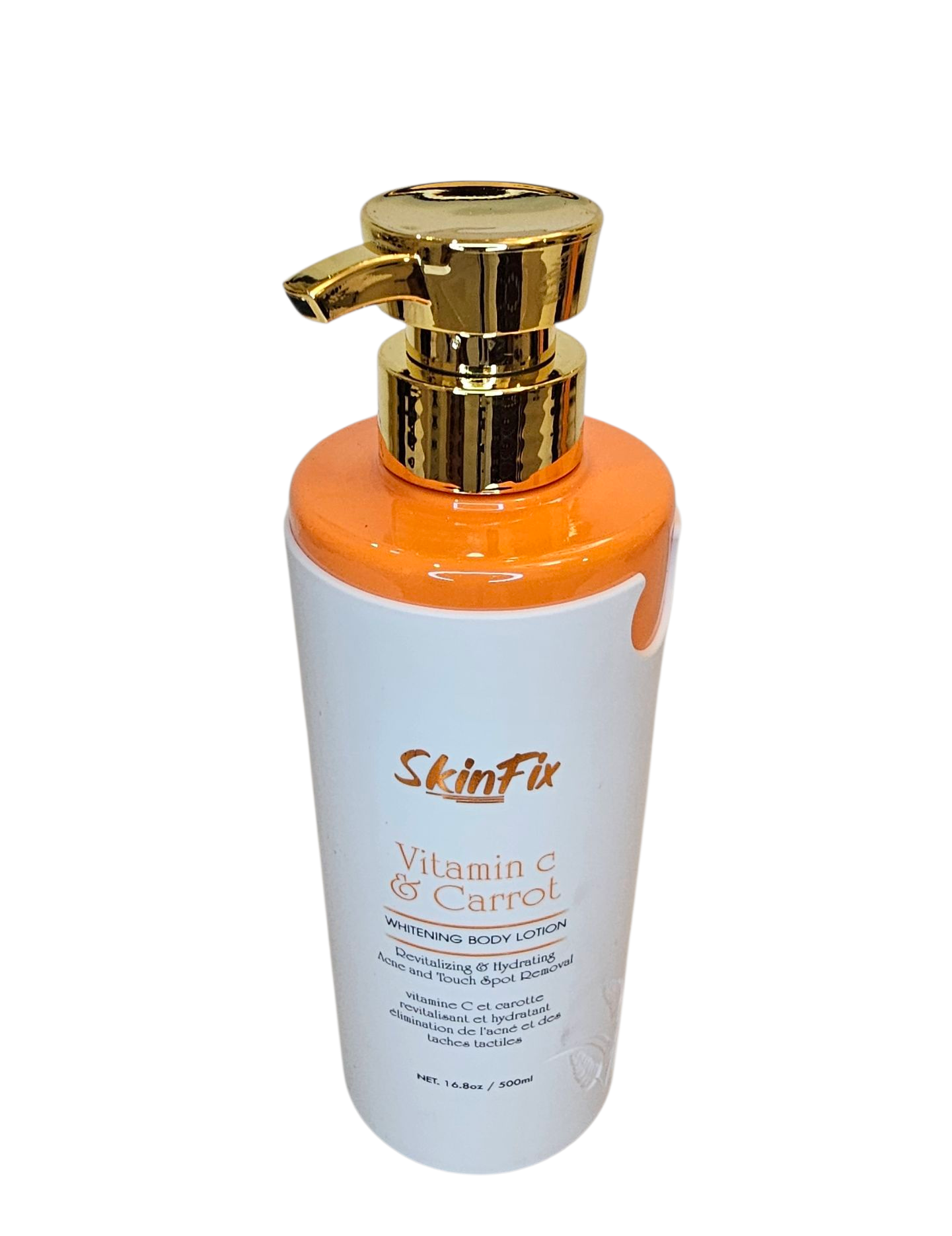 Skin Fix Vitamin C whitening Lotion contains carrot oil that is rich with vitamin A citrus