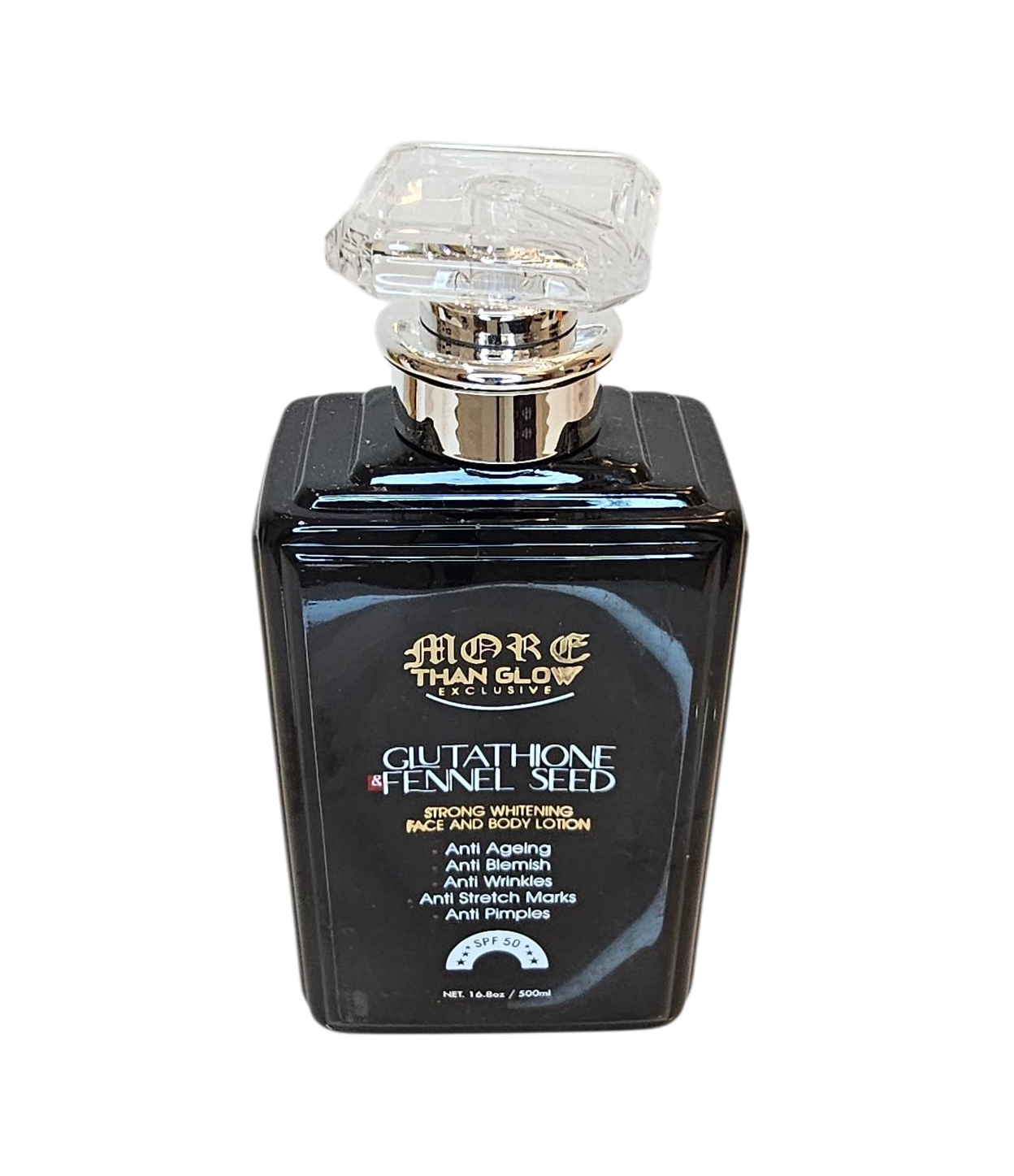 More Than Glow Exclusive Glutathione & Fenugreek Seed Anti-Aging Lotion - Reduces Wrinkles, Brightens Skin,500ml