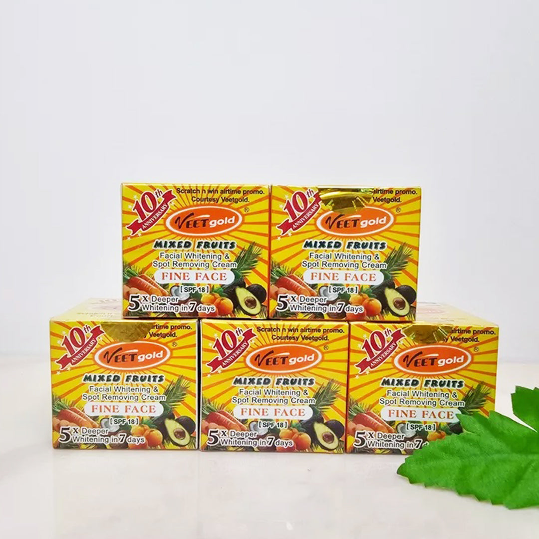 VeetGold Face Spots Cream CARROT, MIX FRUITS & VITAMIN C - MIX FRUITS