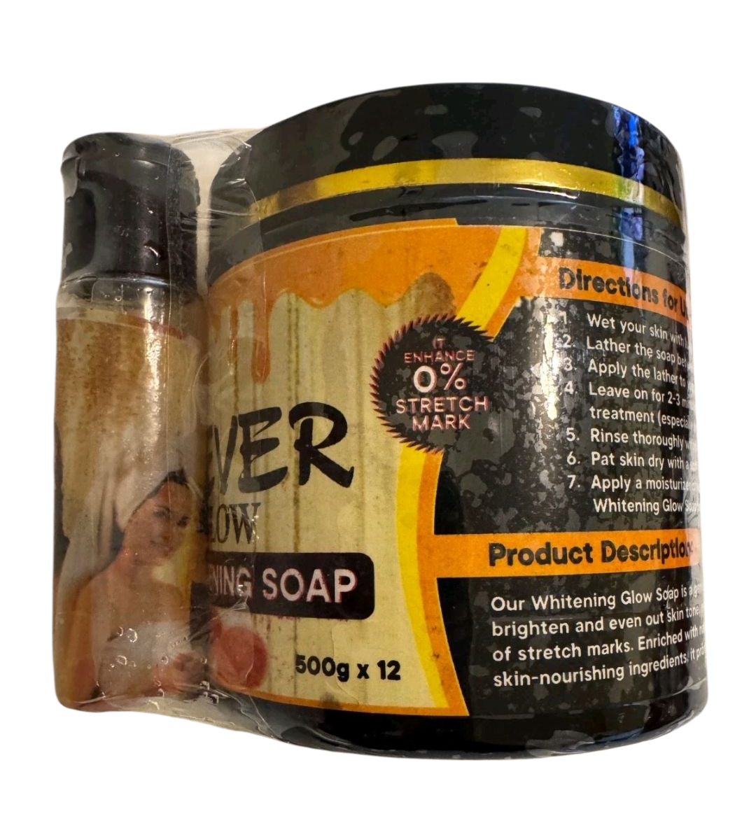 4Ever Glow Whitening Soap For Stretchmarks, Reduce Dark Knuckle And Clear Dark