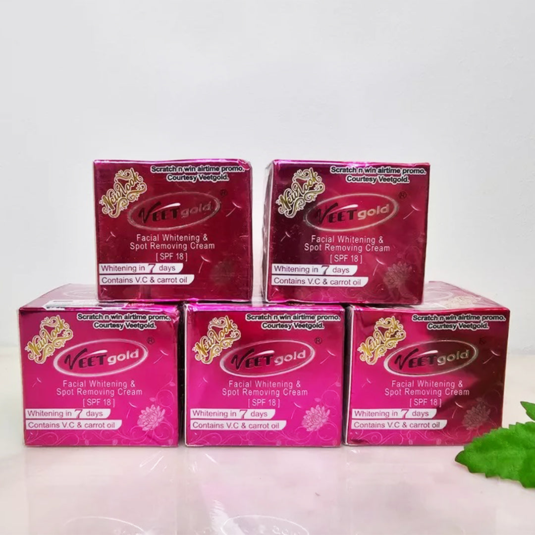 VeetGold Face Spots Cream CARROT, MIX FRUITS & VITAMIN C - SPOT REMOVAL