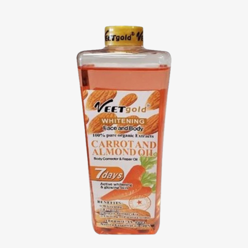 Veetgold Organic Carrot and Almond Oil for Face & Body