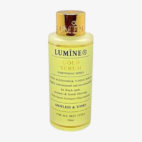 LUMINE Gold Face Serum for Black Spots, Brightening and Even-Tone Formula