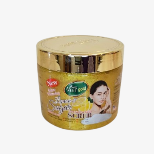 Veetgold Lemon Sugar Body Scrub for Face and Body