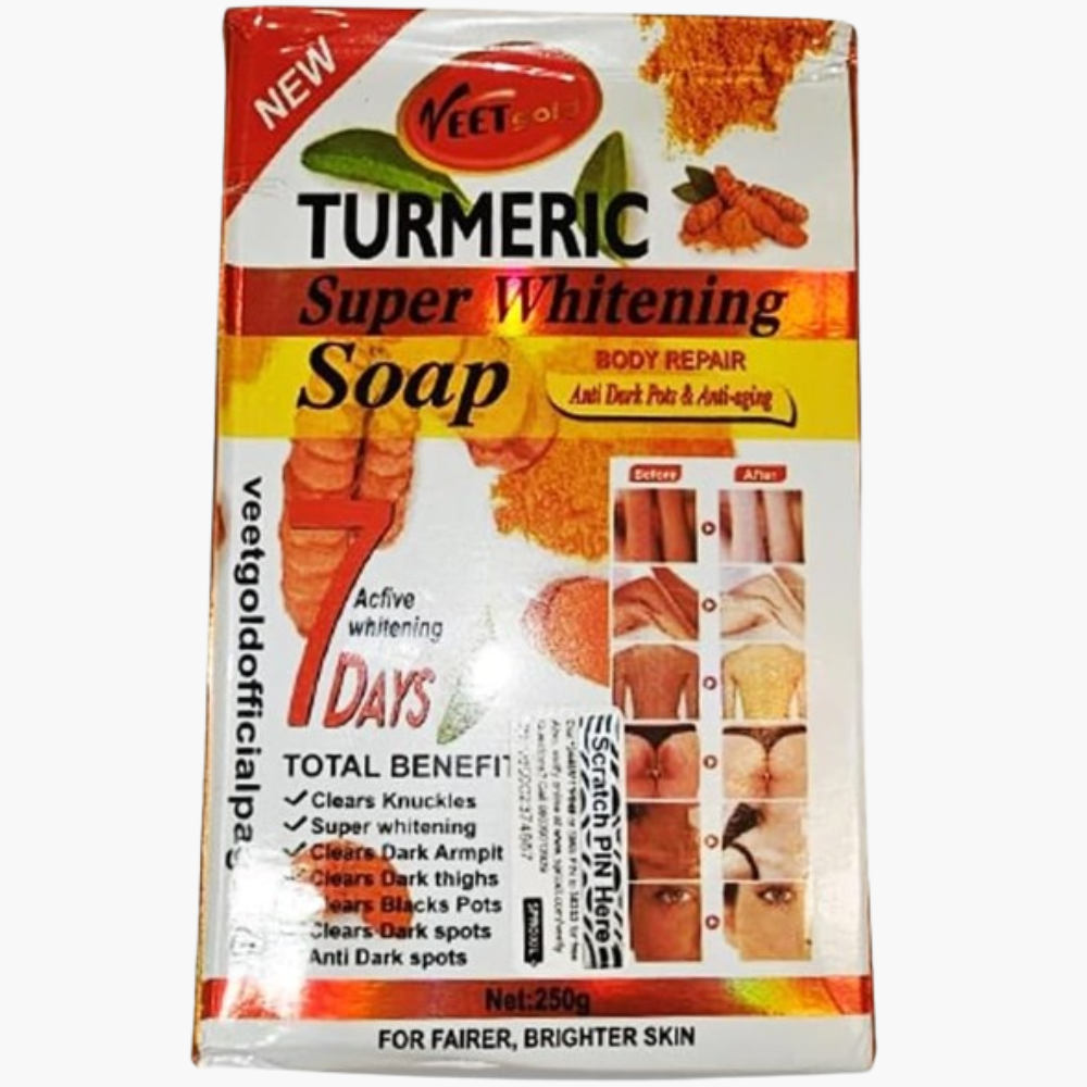 Veetgold Turmeric Super Whitening Bar Soap
