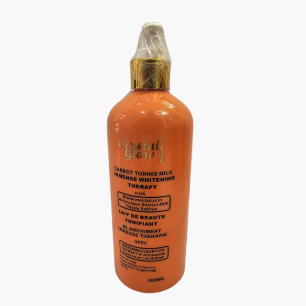 Crystal Glow Carrot Toning Milk immense whitening
