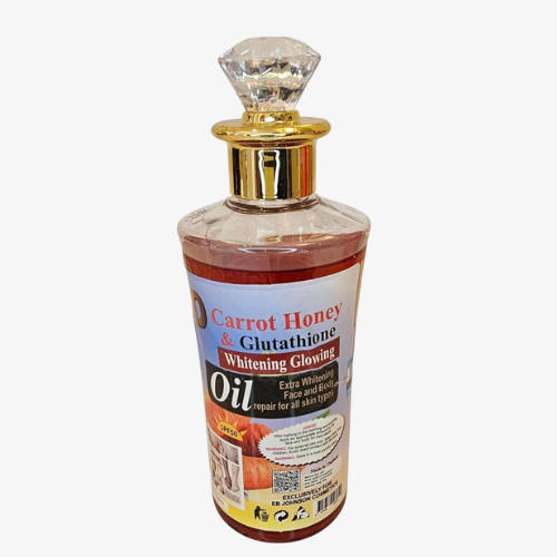 Molato Booster Carrot Honey & Glutathione whitening Glowing Body & Face Lightening Oil – Firming