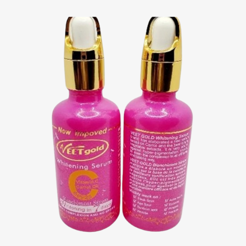 VEETGOLD Glowing Serum - Intensive Skin Brightening with Vitamin C and Carrot Oil