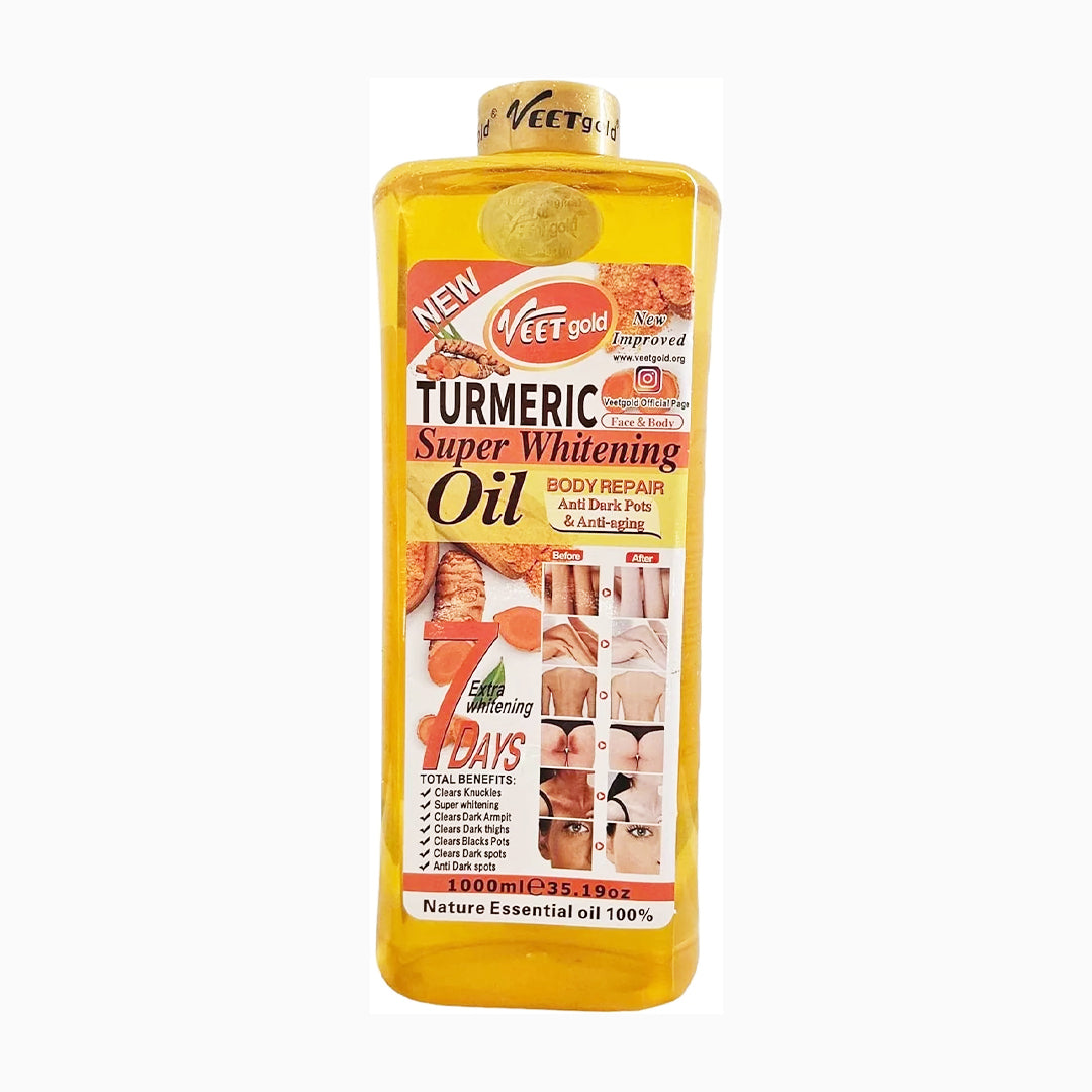 VEETGOLD TURMERIC NATURALLY GLOWS & TONES OIL