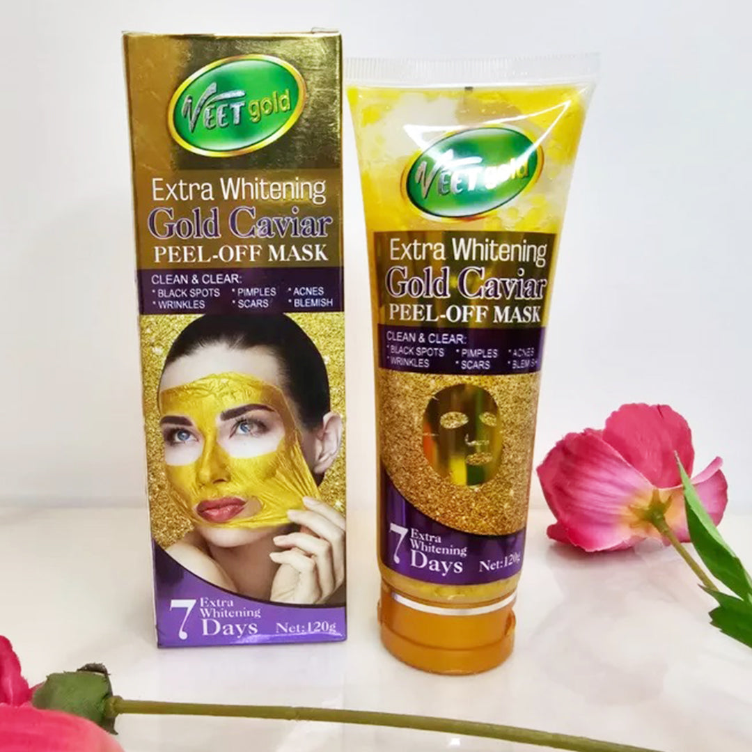 VeetGoldExtra Whitening Gold Caviar Peel off Moisturizing Mask