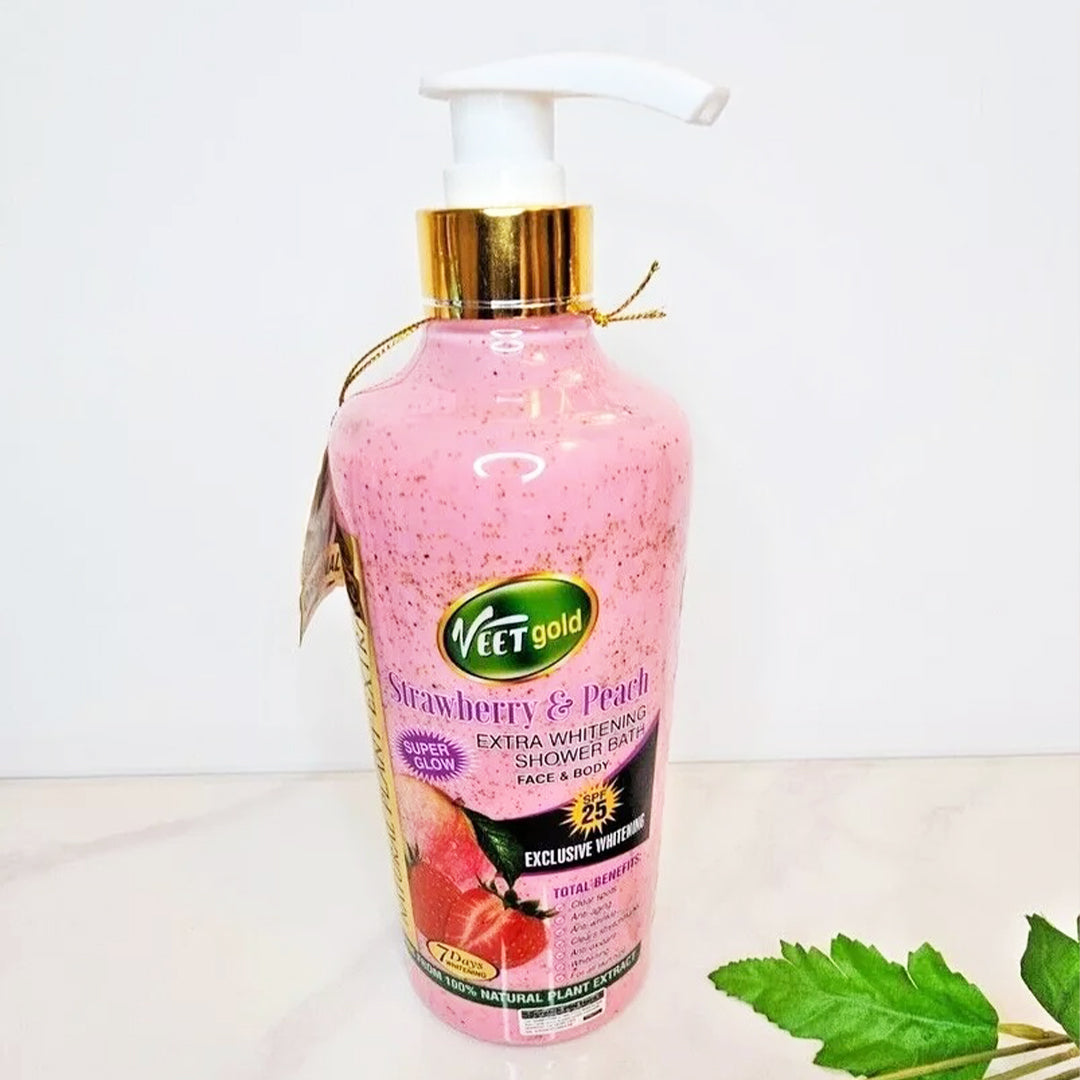 Veetgold Strawberry & Peach Shower Gel